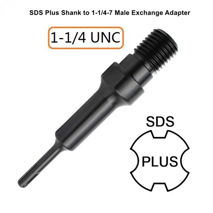 SDS Max Shank To 1-1/4-7 UNC Male Diamond Core Drill Bits Adapter 7