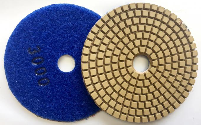 5 Inch Wet Resin Bond Diamond Grinding Stone Polishing Pads 0