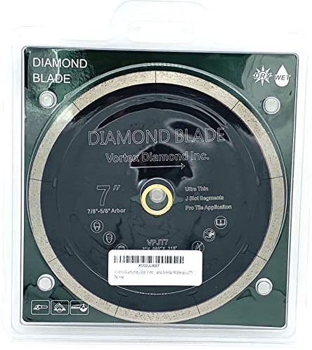 180mm 7" Premium Segmented J Slot Diamond Cutting Blade 9