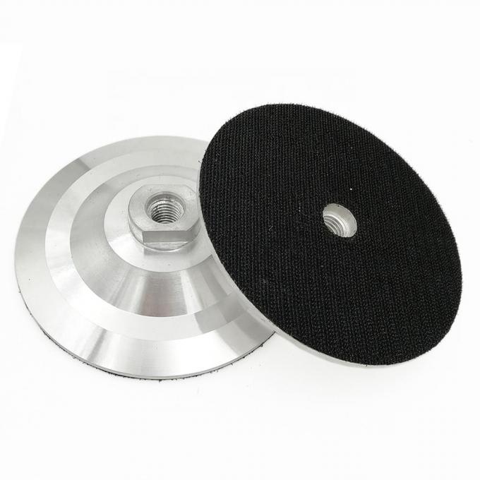 Aluminum Rubby M14 Thread Diamond Polishing Plastic Backing Pad 0